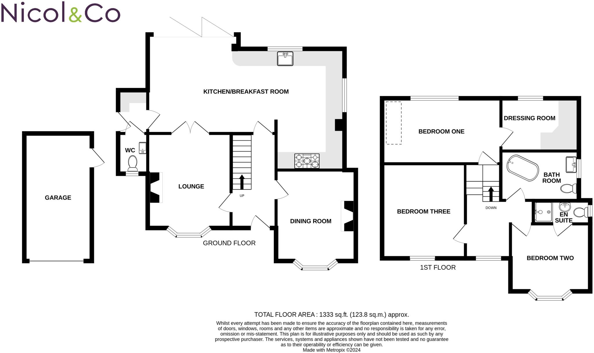 Station Road, Fernhill Heath, Worcester, Worcestershire, WR3 floorplan