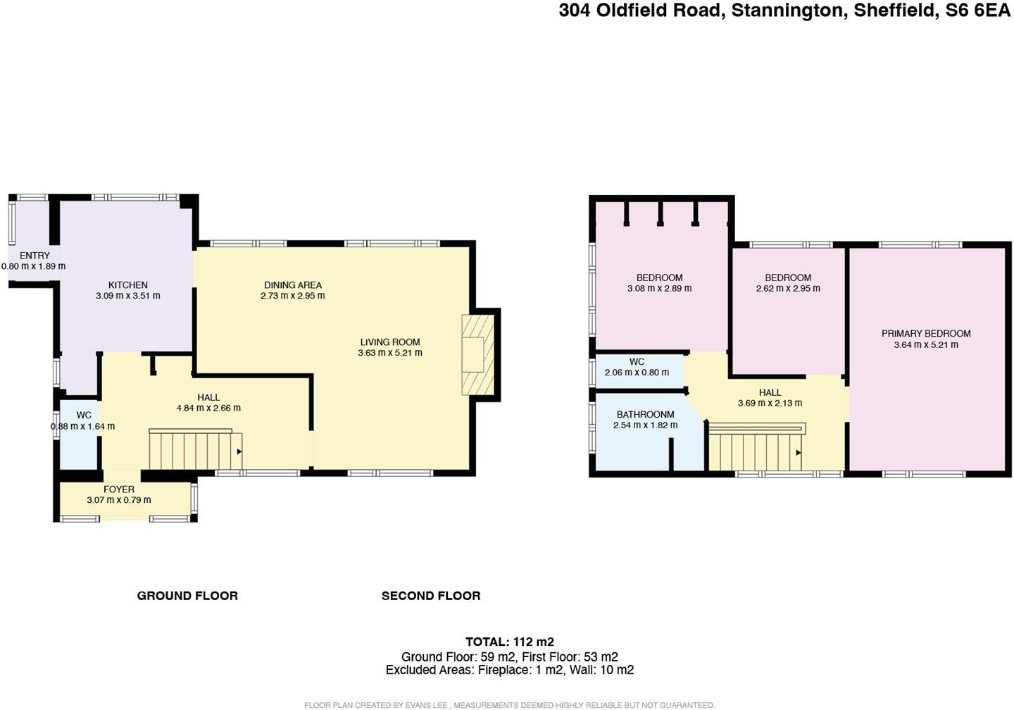 Oldfield Road, Stannington, Sheffield floorplan