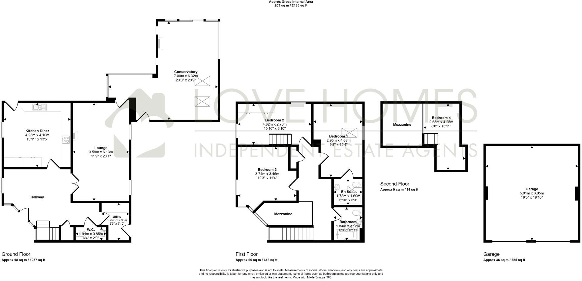 Longmoor Lane, Nateby floorplan