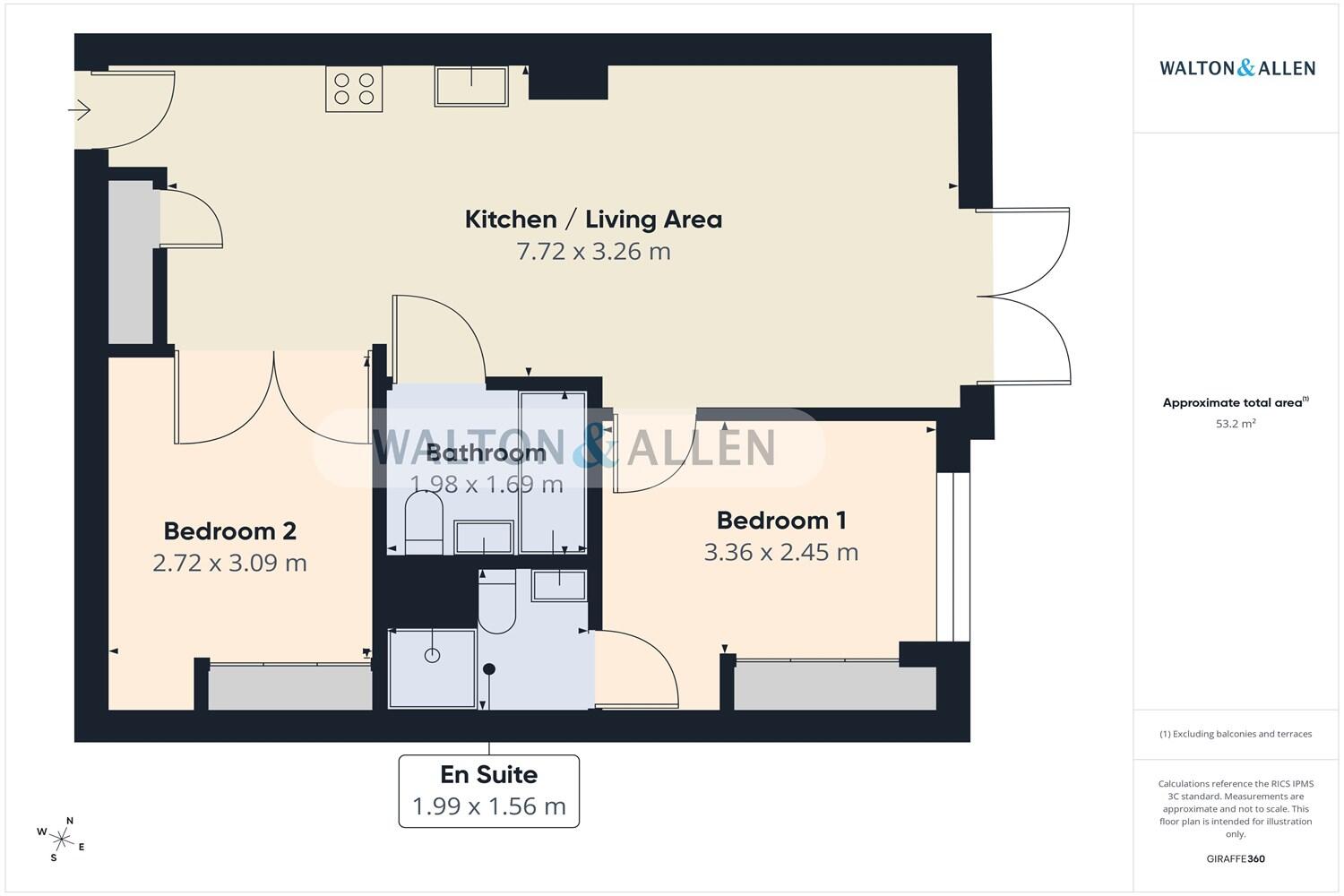 The Habitat, Woolpack Lane, NG1 floorplan