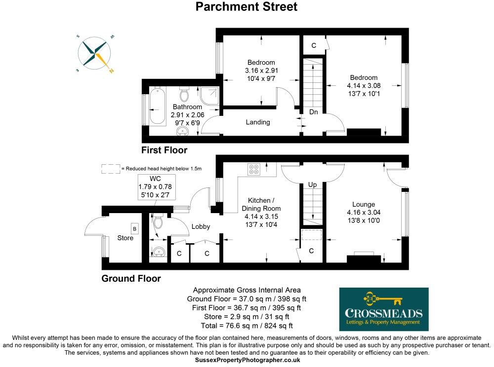Parchment street, Chichester floorplan