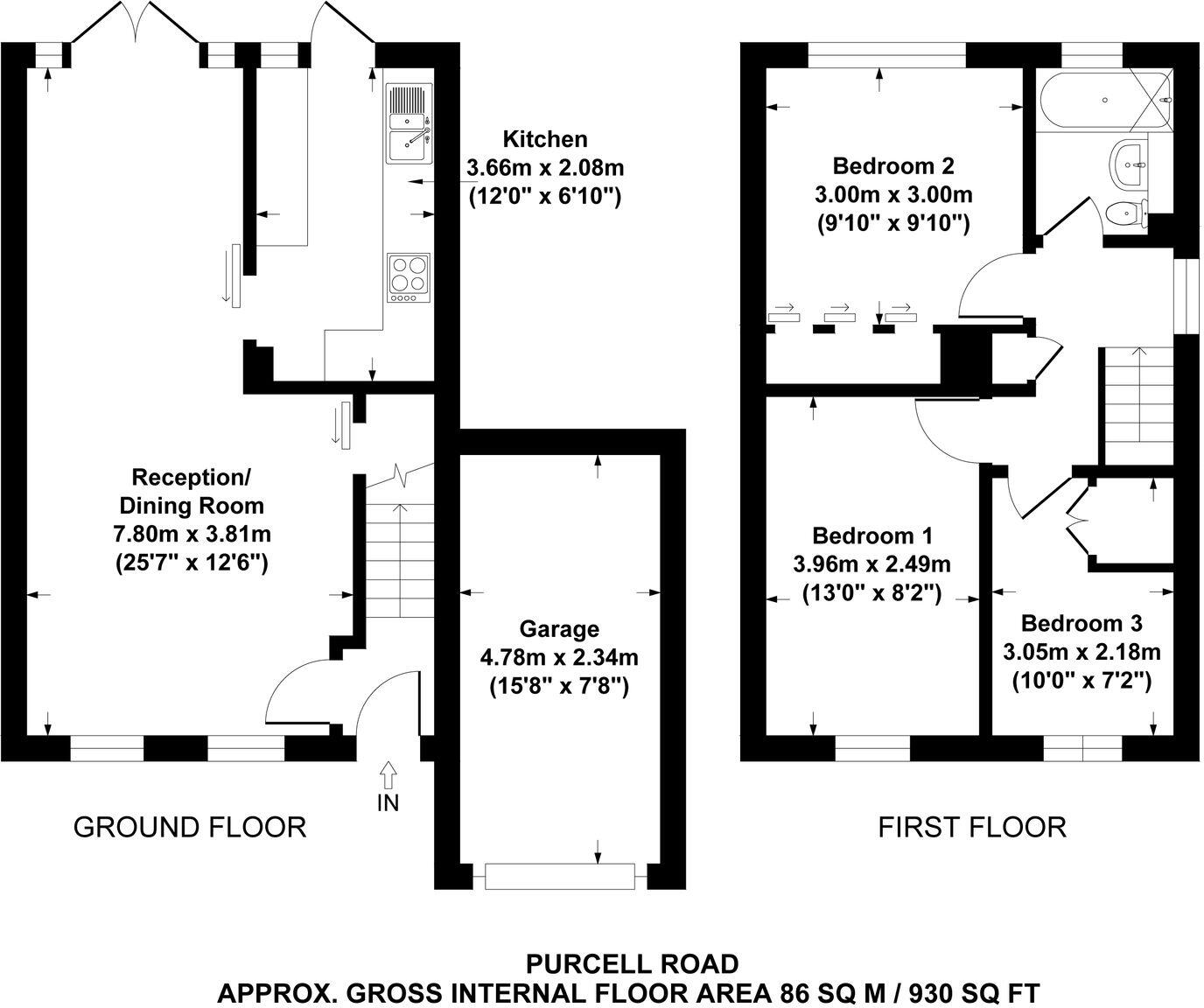 Purcell Road, Marston, OX3 floorplan