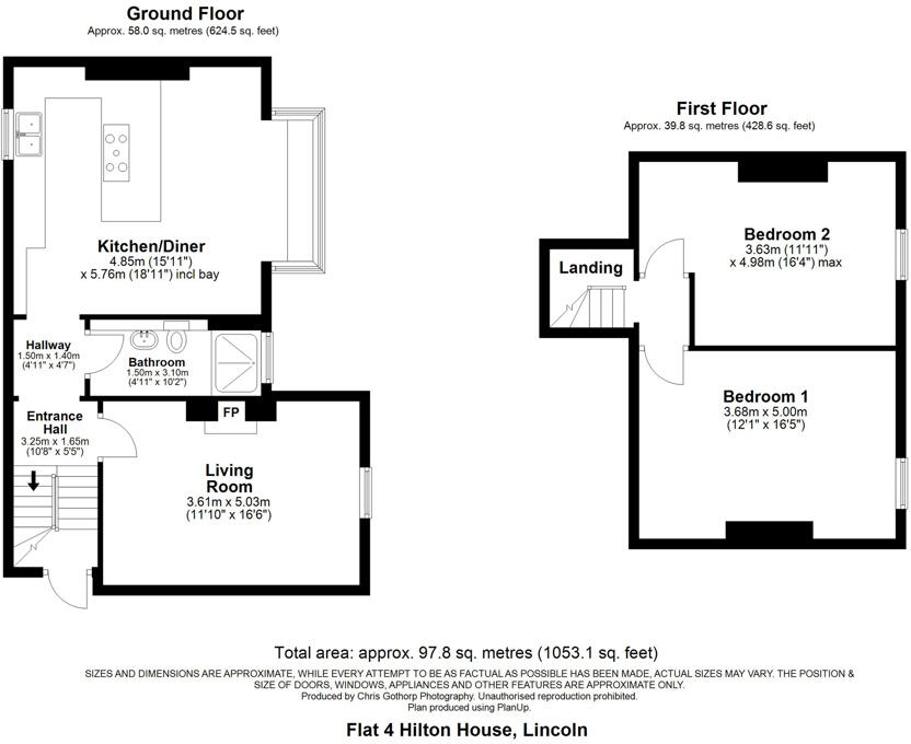 Hilton House, Union Road, Lincoln, Lincolnshire, LN1 3BJ floorplan