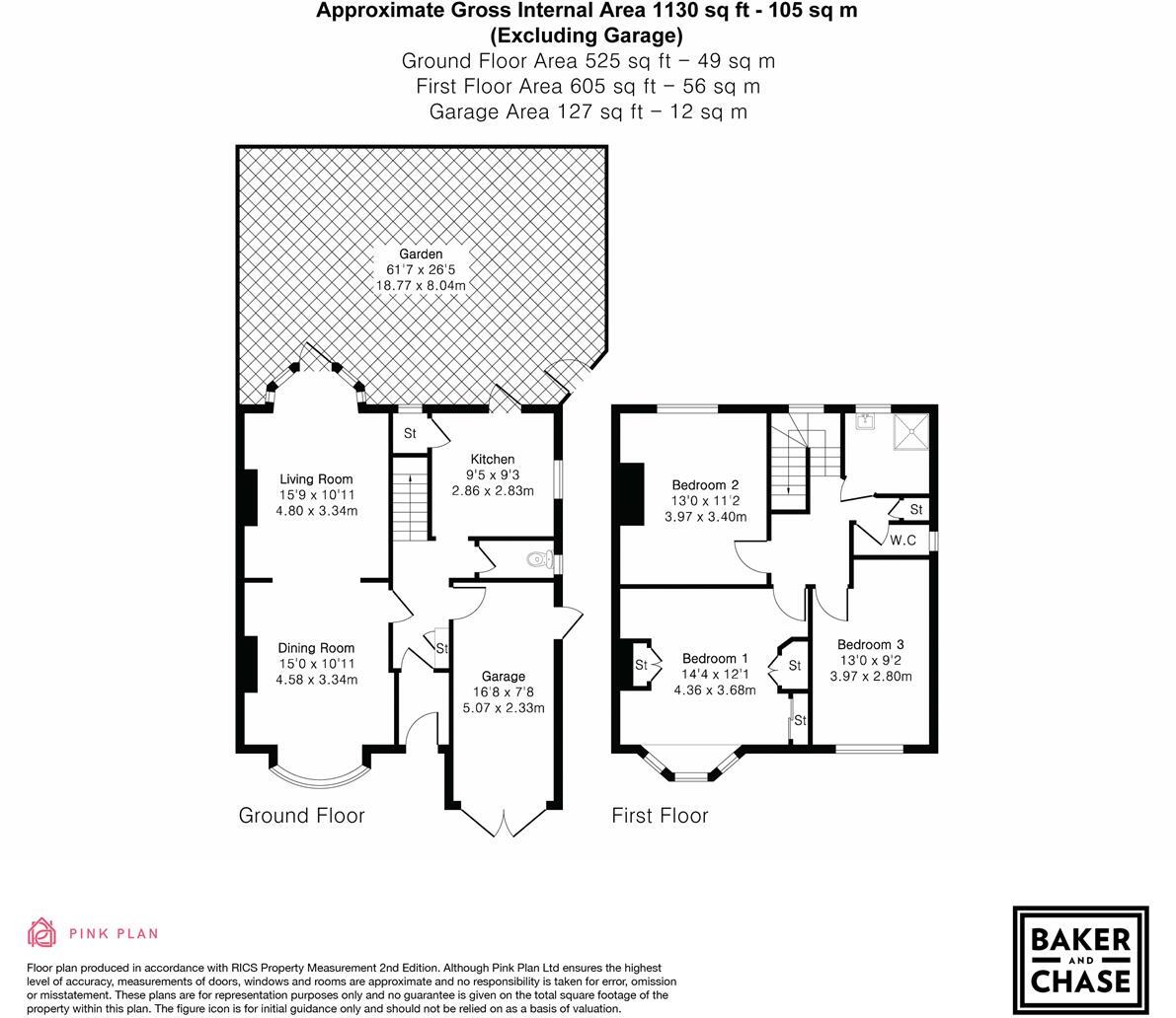 Links Side, Enfield floorplan