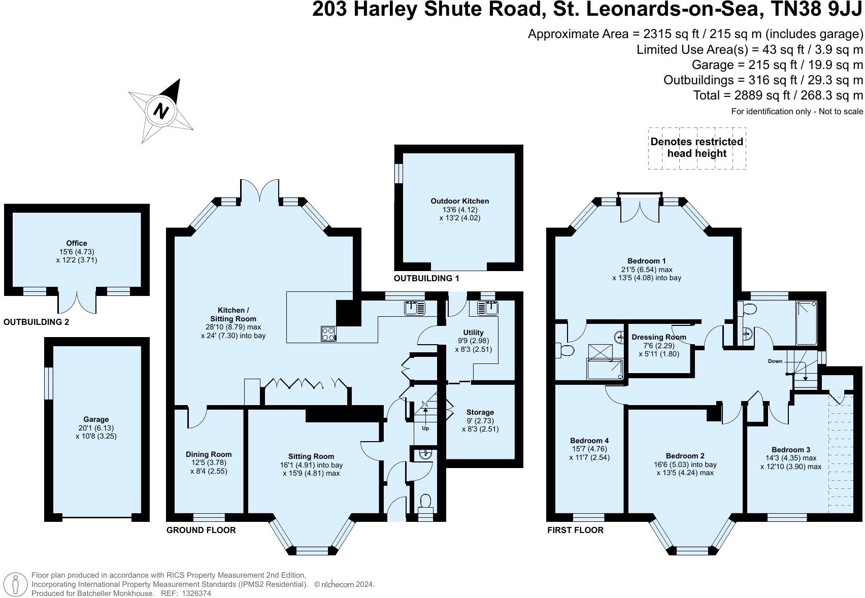 Harley Shute Road, St. Leonards-on-Sea floorplan