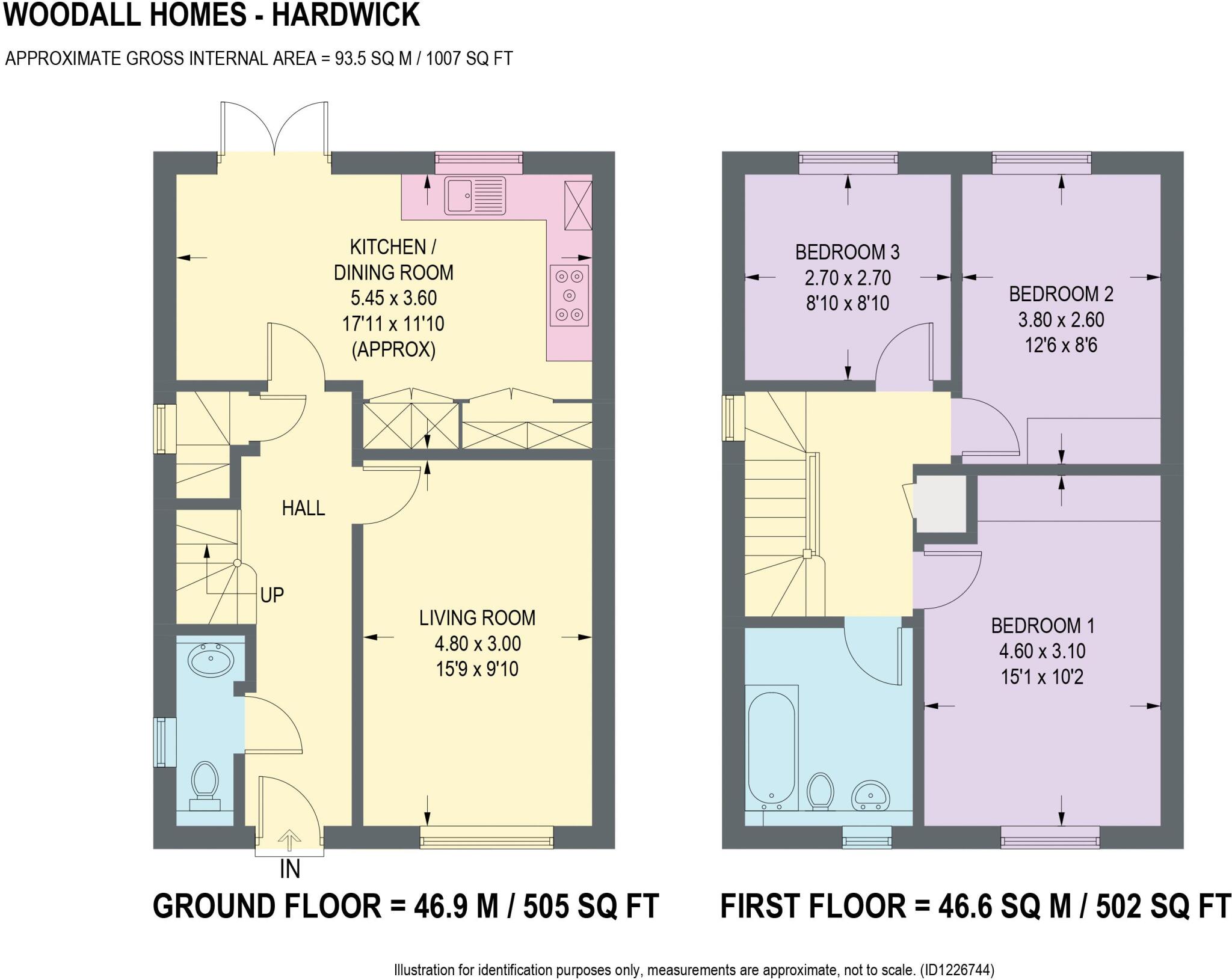 Plot 55, Hardwick, Oakham Grange, Chesterfield floorplan