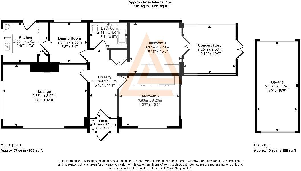 Edgecombe Grove, Darlington floorplan