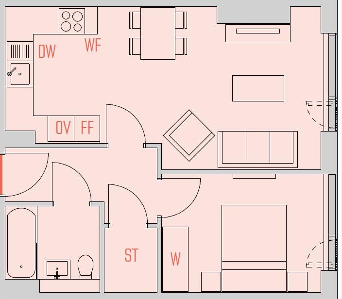 Bankside, M3 floorplan
