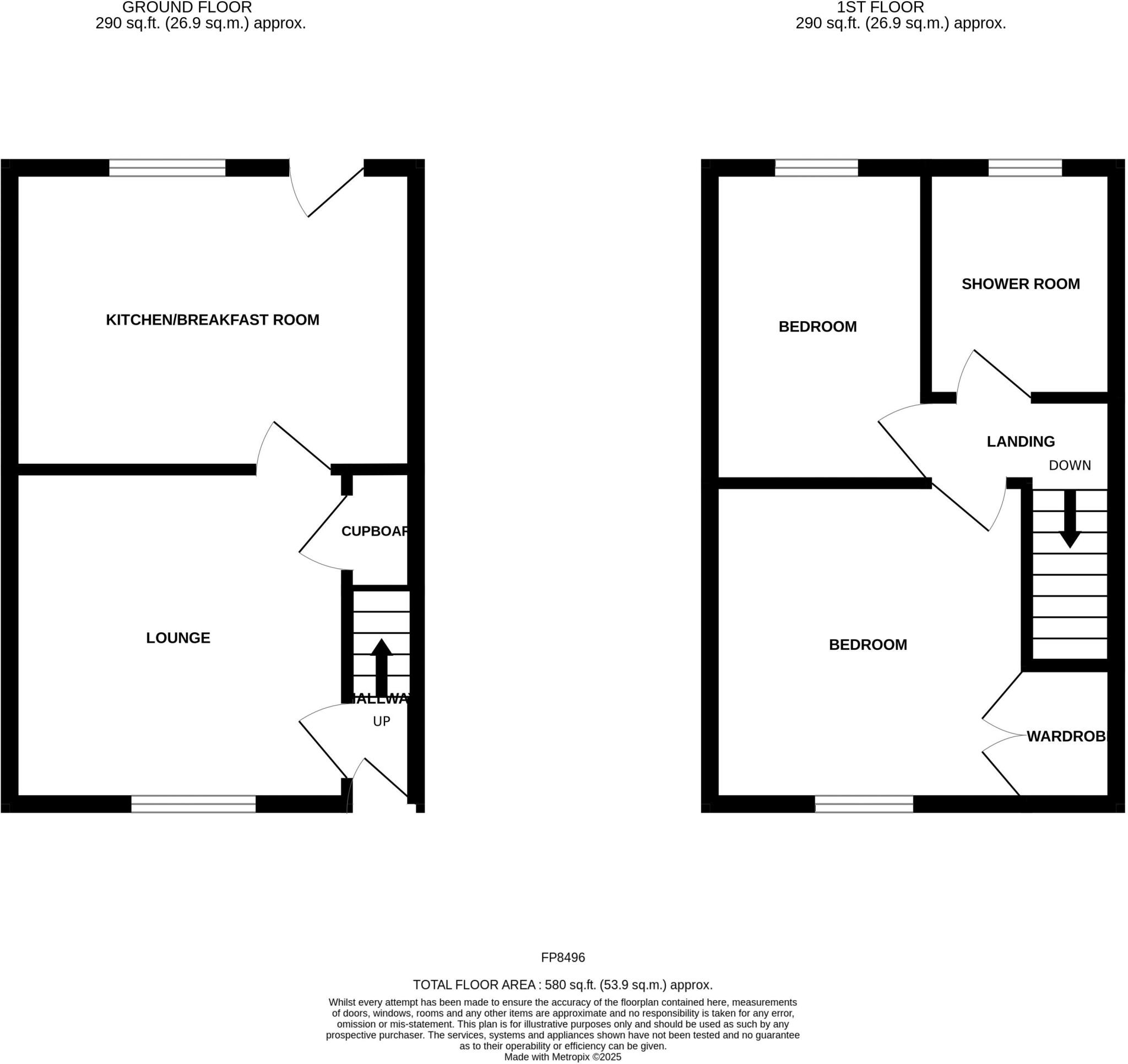 Caerwen Terrace, Penmaenmawr floorplan