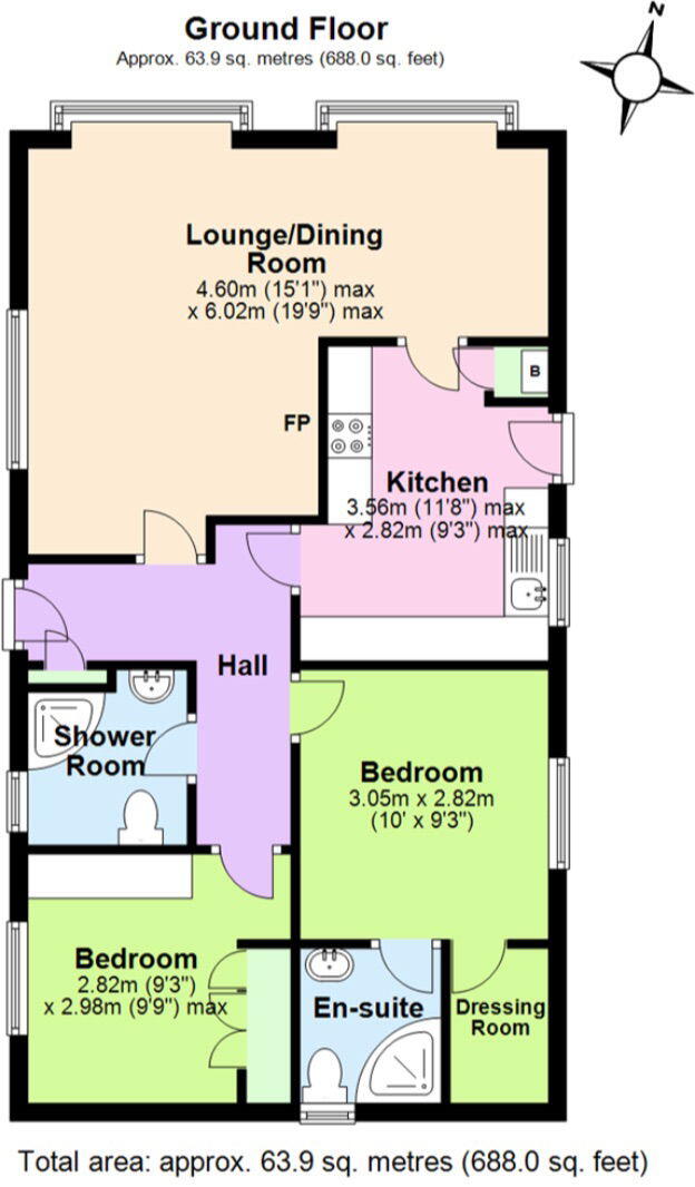 Summerway, Radcliffe-on-Trent, Nottingham, NG12 2AR floorplan
