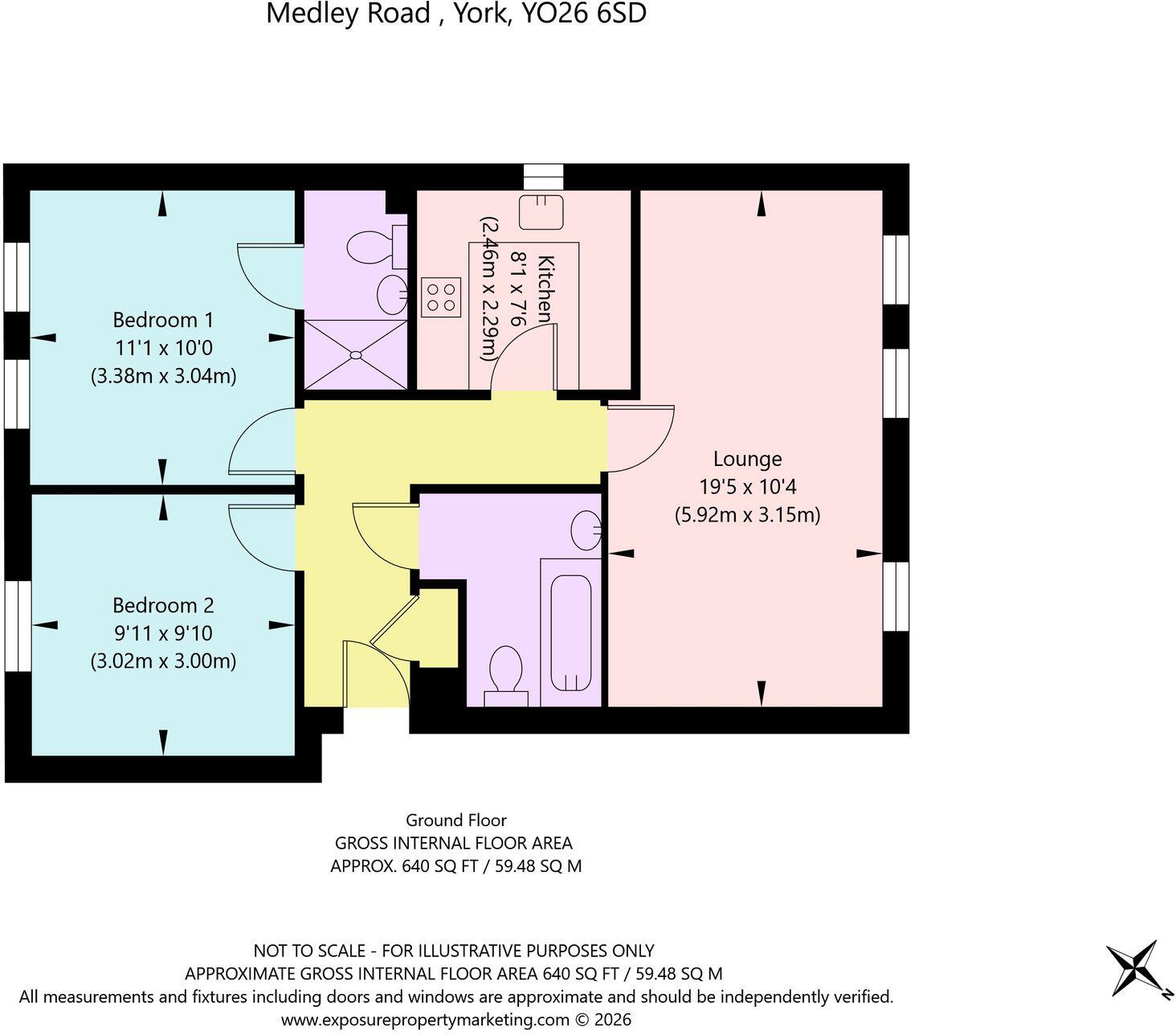 Medley Road, Upper Poppleton, YO26 floorplan