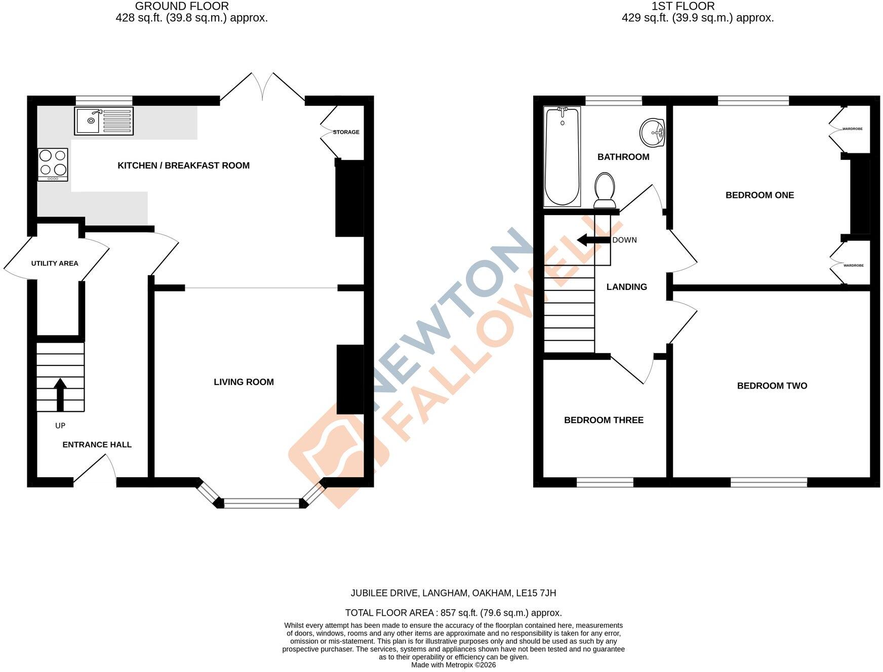 Jubilee Drive, Langham floorplan