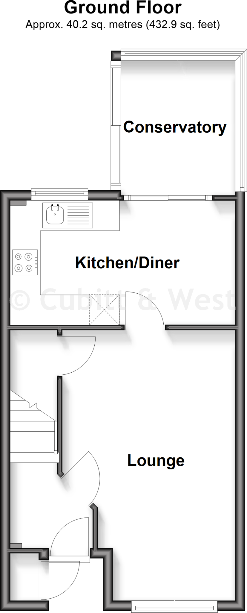 Knockholt Close, Sutton, Surrey floorplan