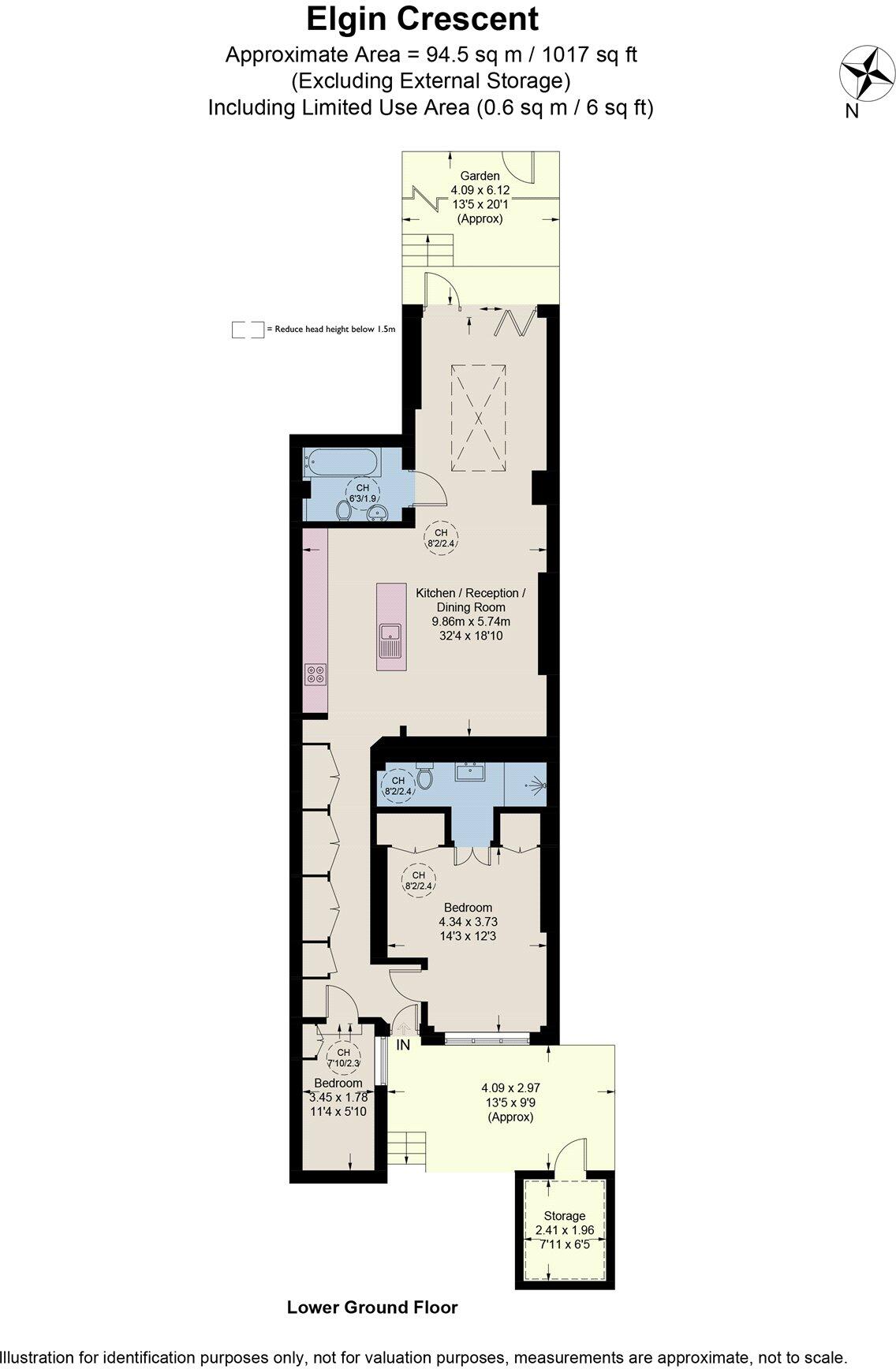Elgin Crescent, London, W11 floorplan