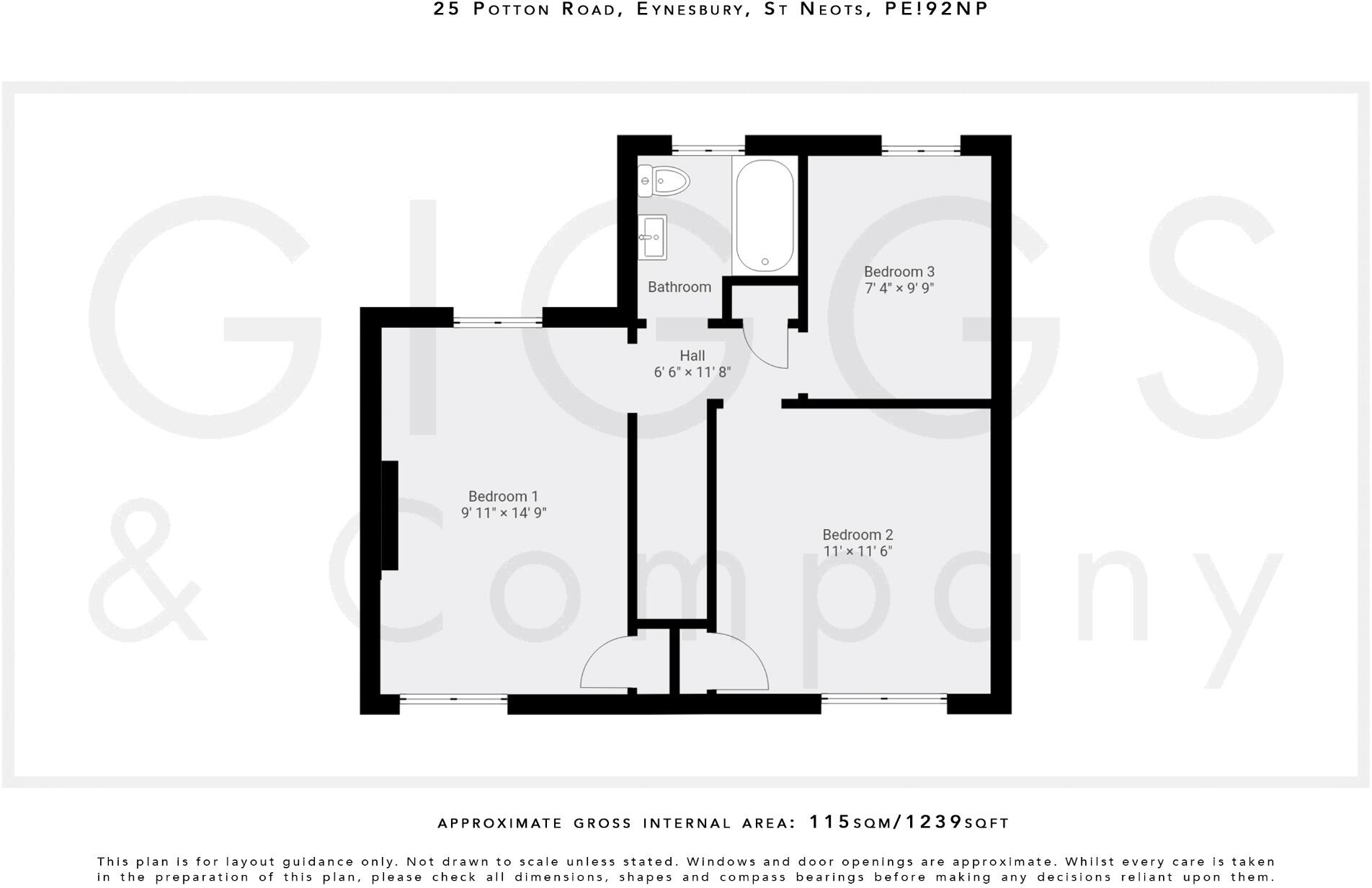 Potton Road, St. Neots, Cambridgeshire, PE19 2NP floorplan