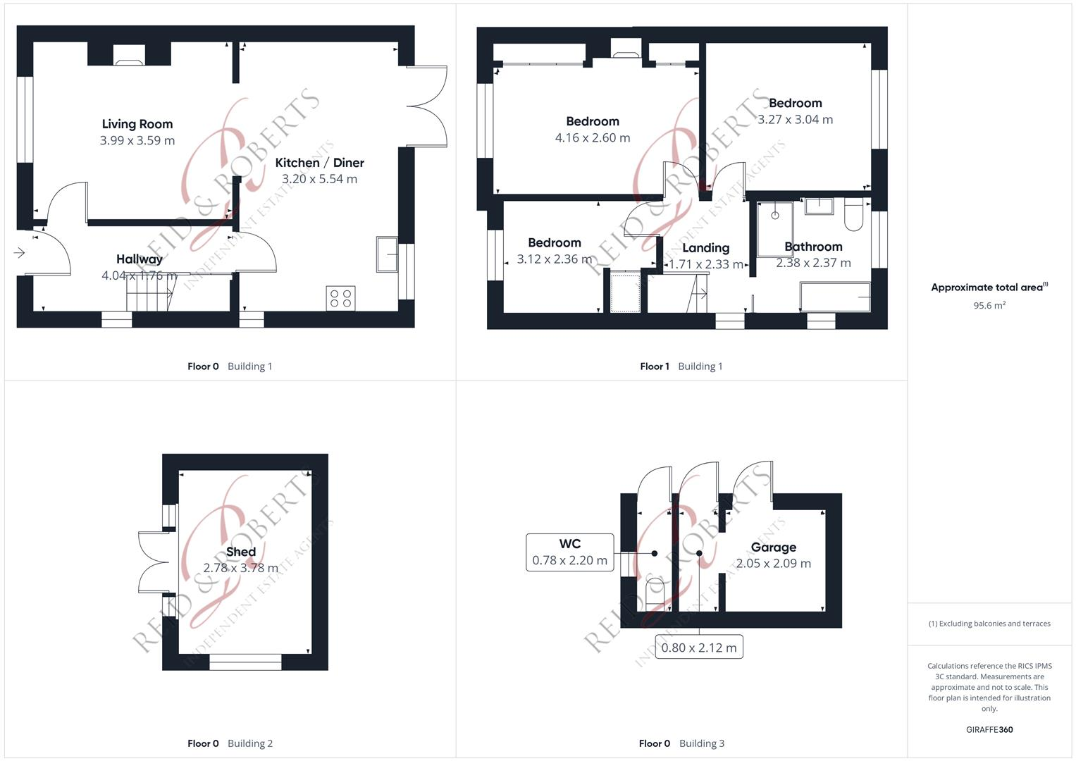 Maes y Dre, Mold floorplan