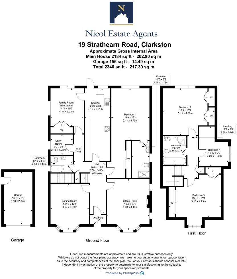 Beechwood, Strathearn Road, Clarkston floorplan