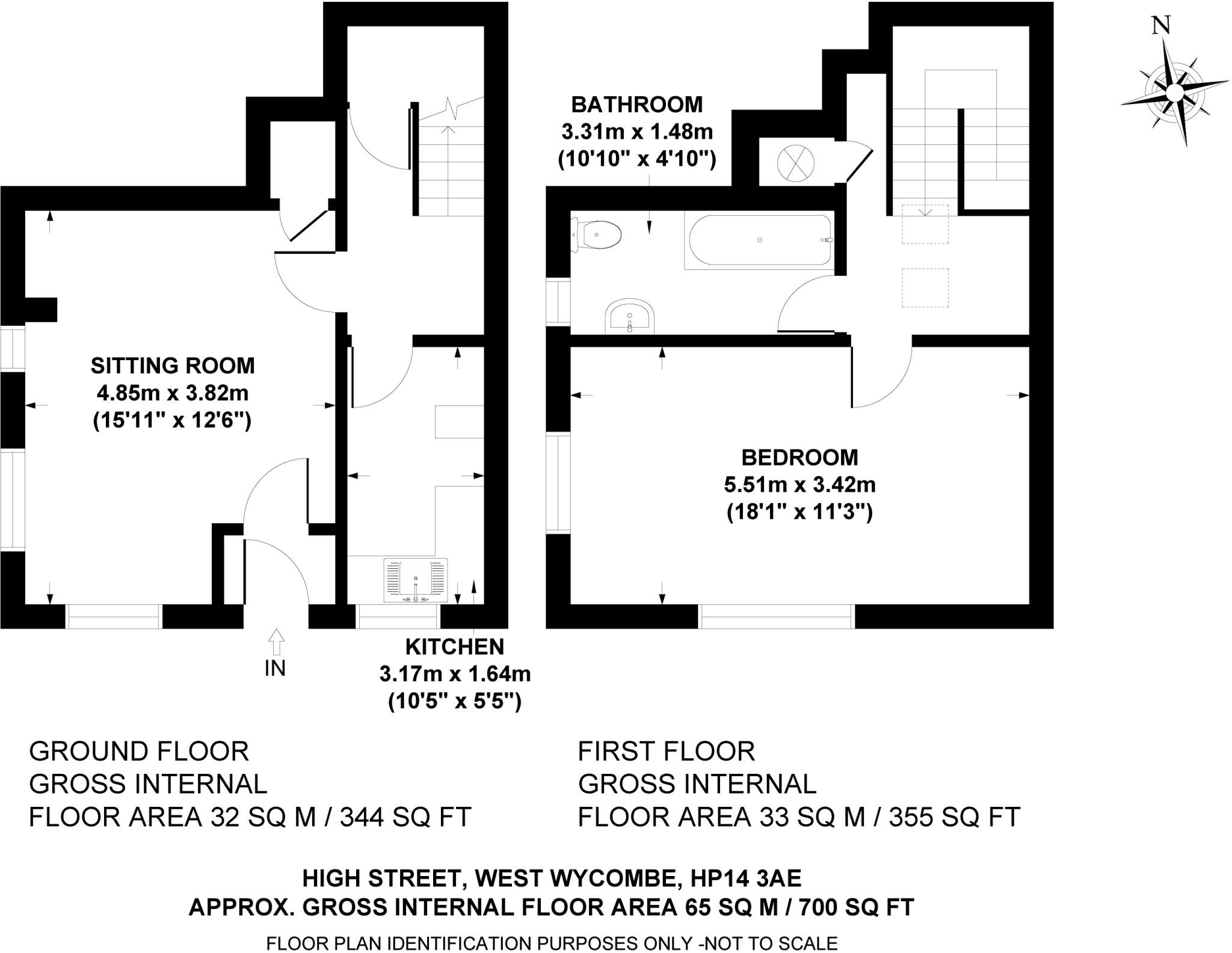 High Street, West Wycombe, Buckinghamshire floorplan