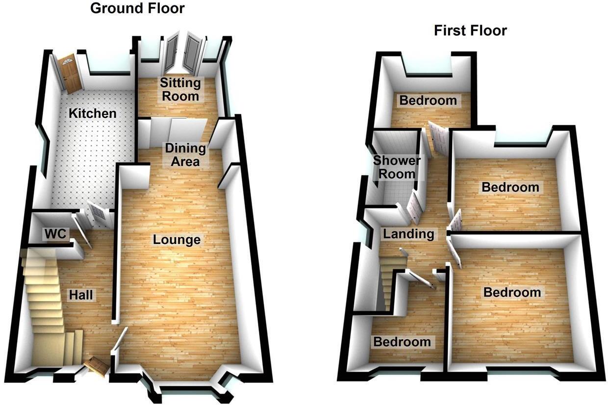 Hillside Avenue, Grotton, Oldham floorplan