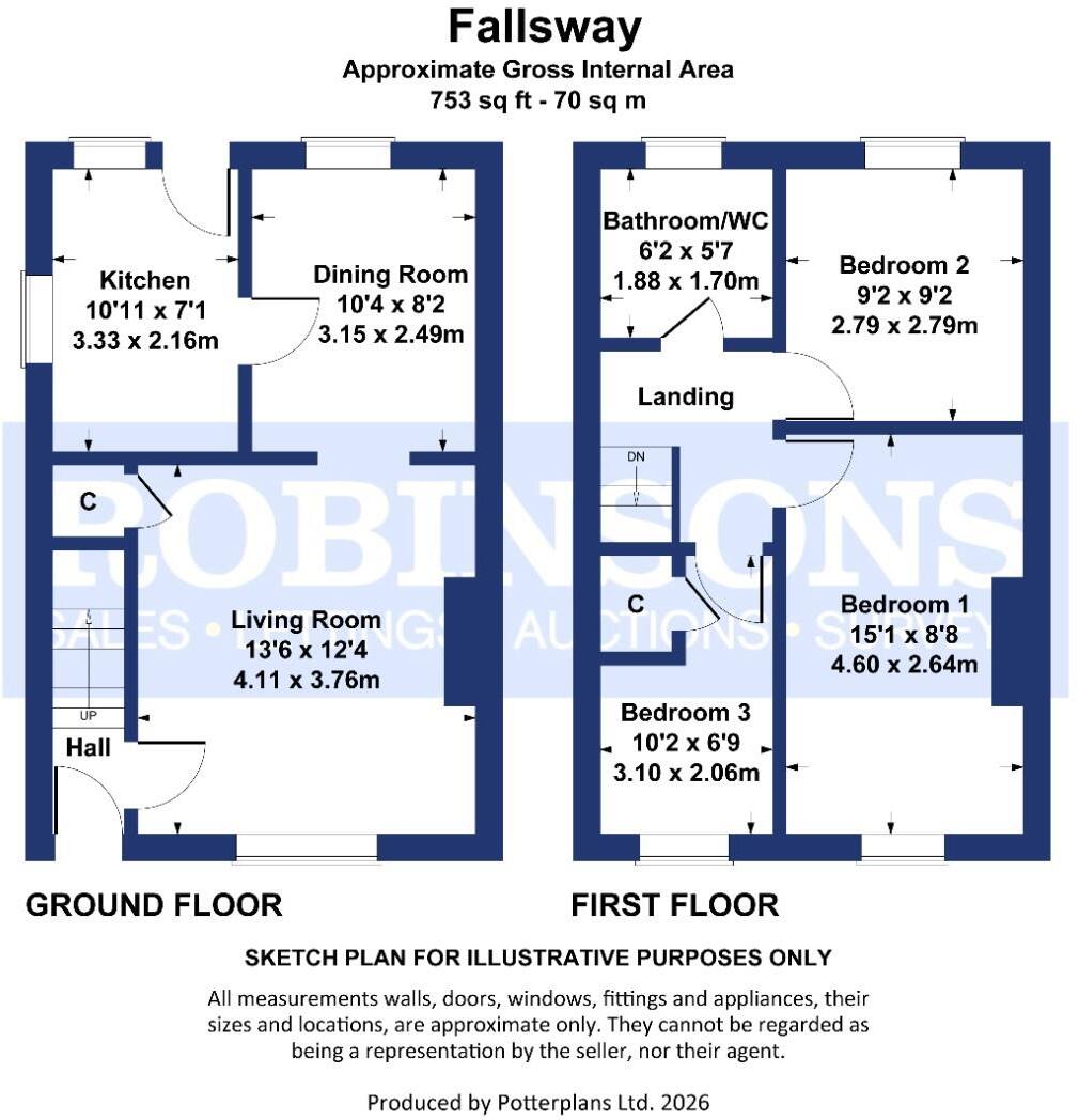 Fallsway, Carrville, Durham floorplan