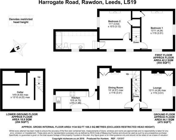 Harrogate Road, Rawdon, Leeds floorplan