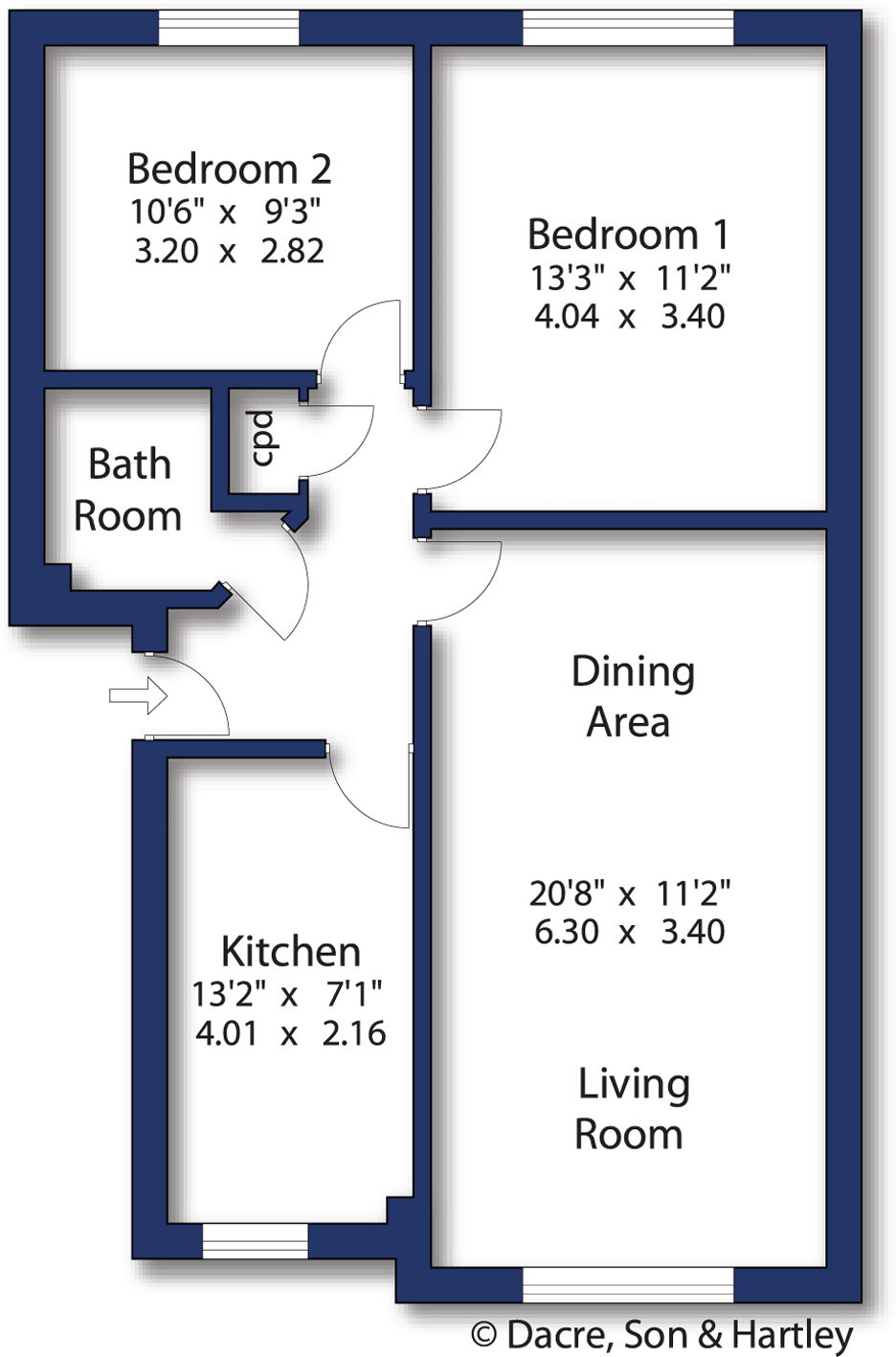 Fielding Court, Morley, Leeds, West Yorkshire, LS27 floorplan