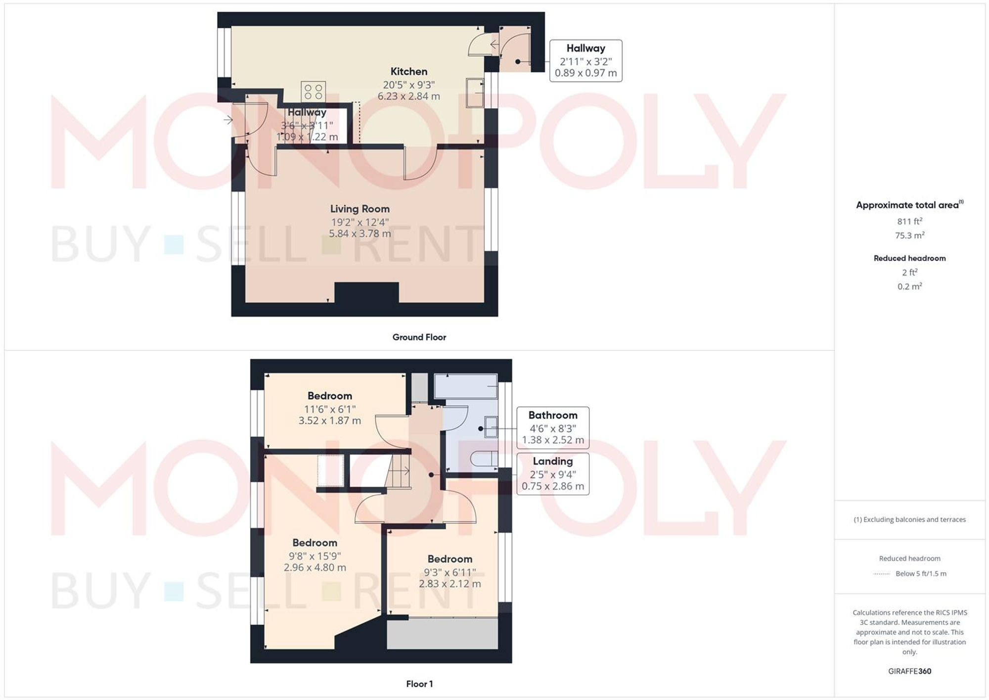 Coed Efa, New Broughton, LL11 floorplan