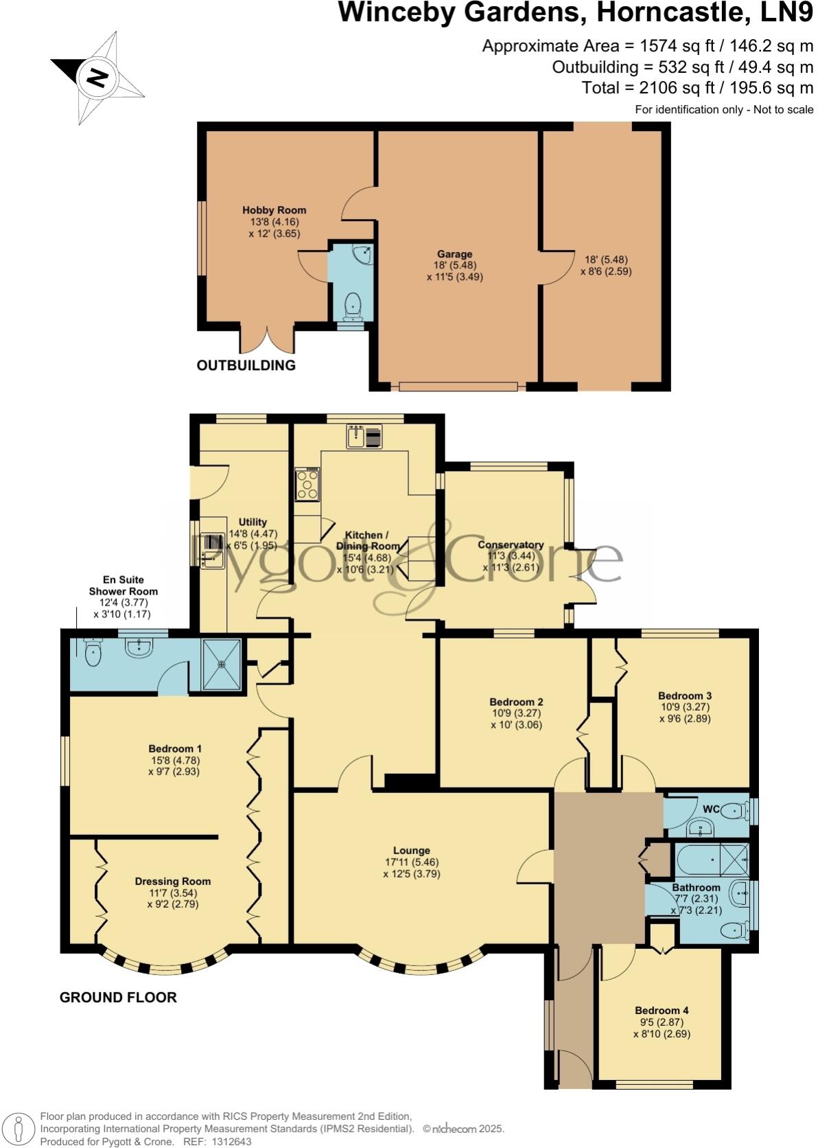 Winceby Gardens, Horncastle, Lincolnshire, LN9 floorplan