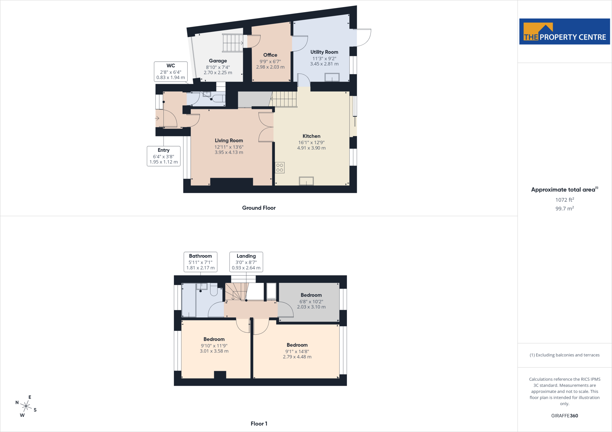 Larkham Close, Matson, Gloucester, Gloucestershire, GL4 floorplan
