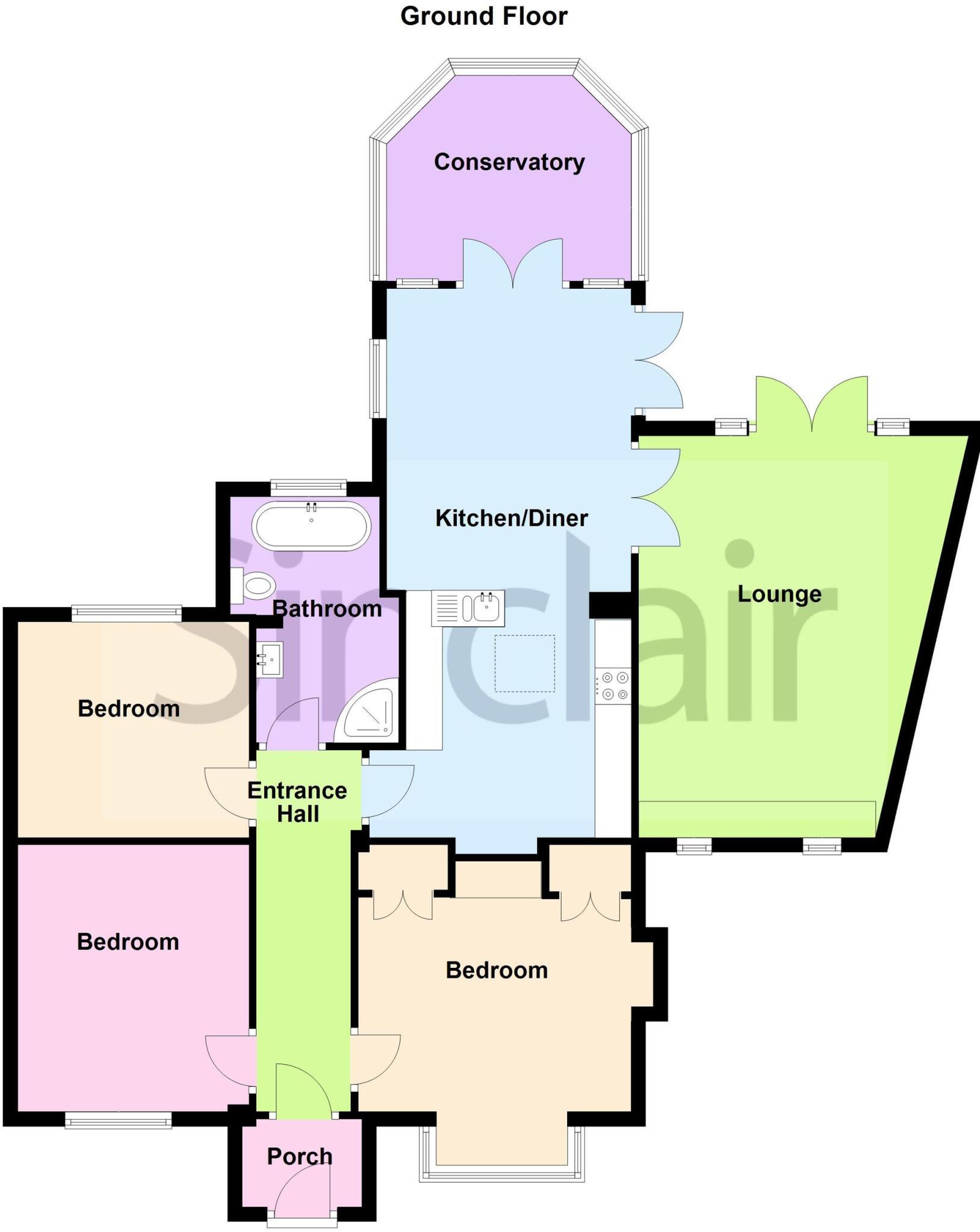 Temple Hill, Whitwick, LE67 floorplan