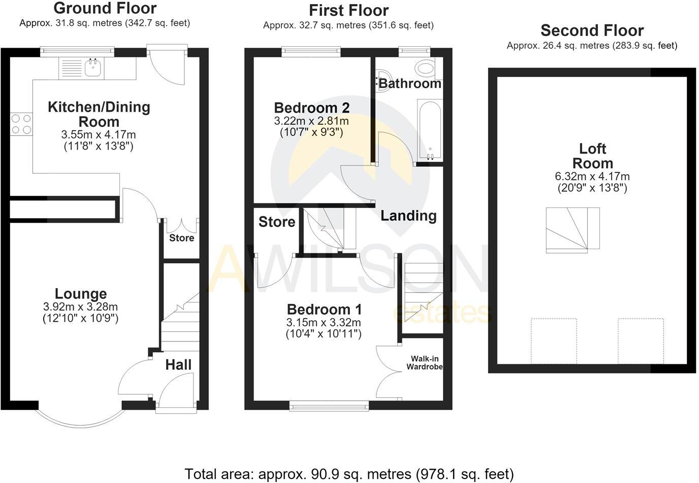 Taylor Street, Stalybridge floorplan