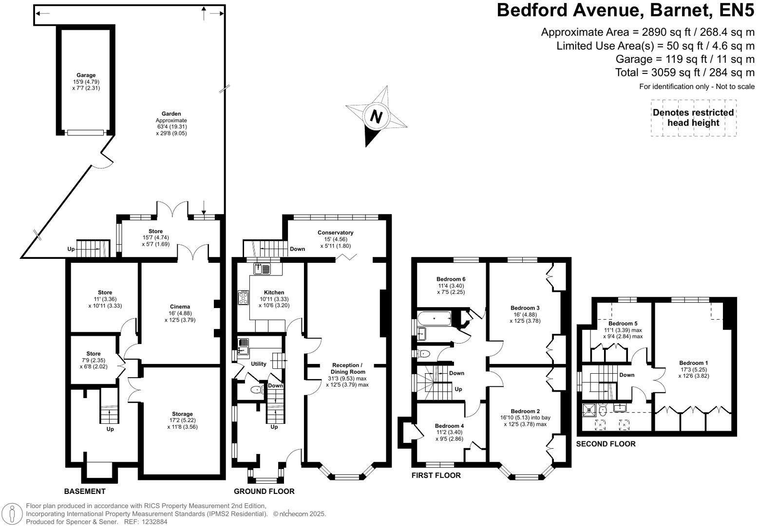 Bedford Avenue, High Barnet, EN5 floorplan