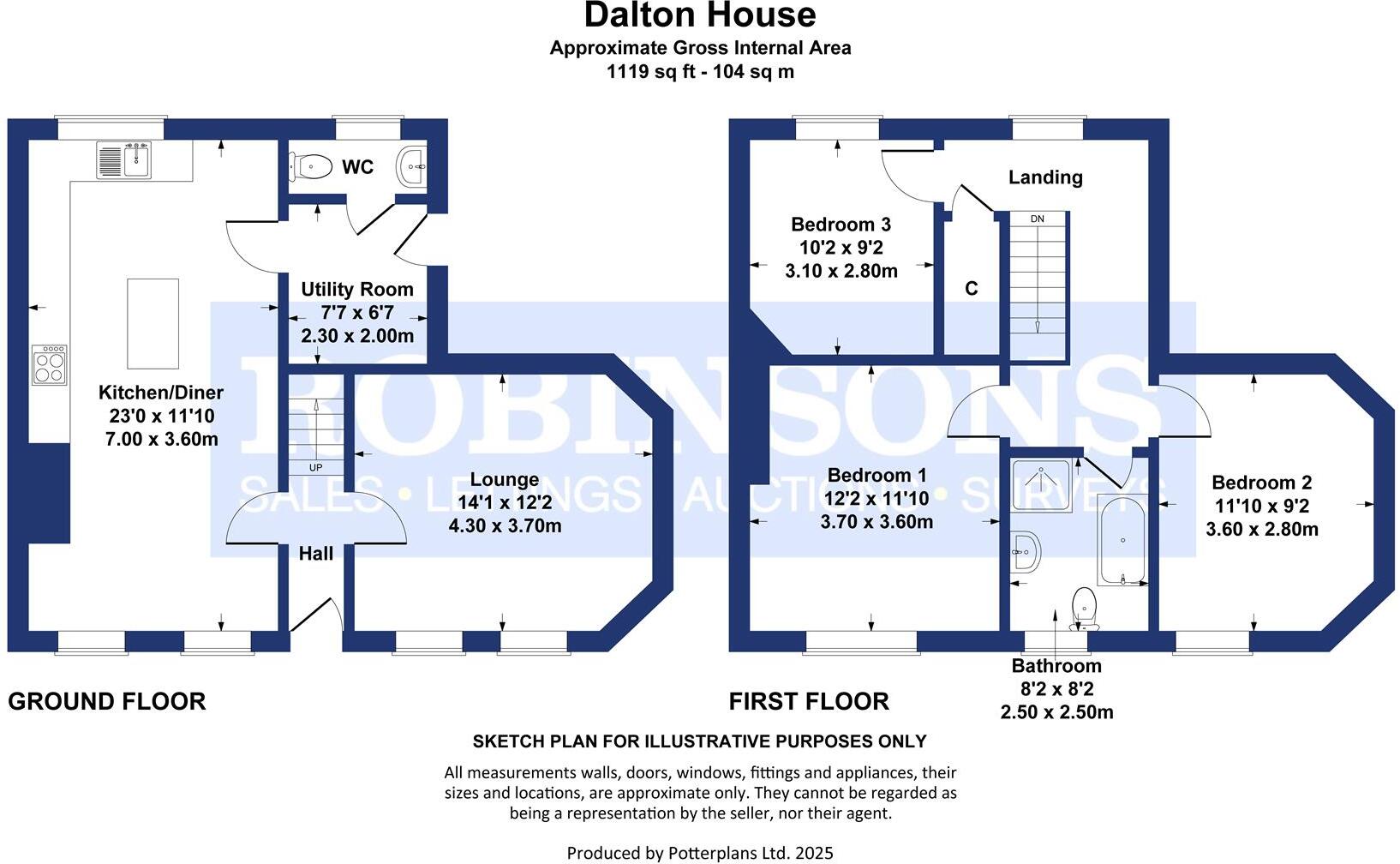 Percy Street West, Thornley, Durham floorplan