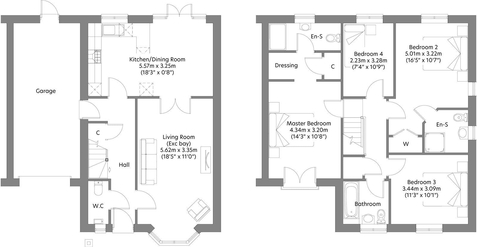 The Henley, Cornfields, Briscoe Way, Lakenheath, IP27 floorplan