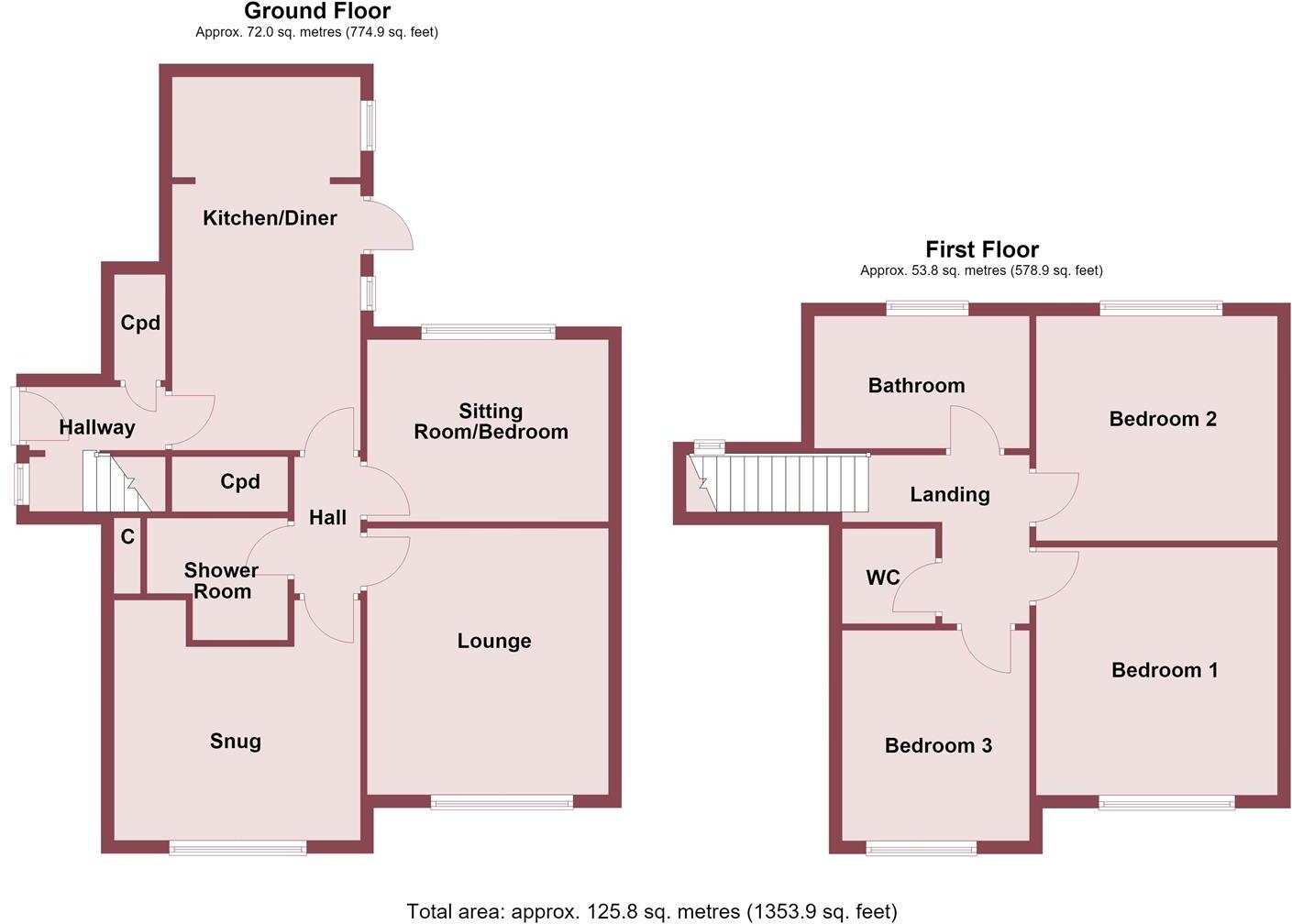 Mount Road, Birkenhead floorplan