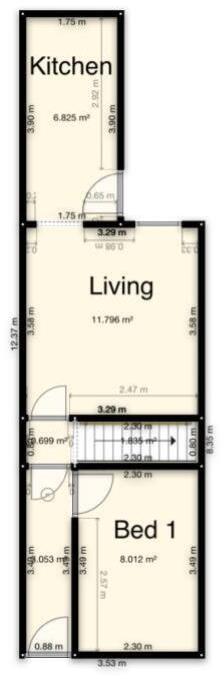45 Cromwell Street, NG7 4GL floorplan