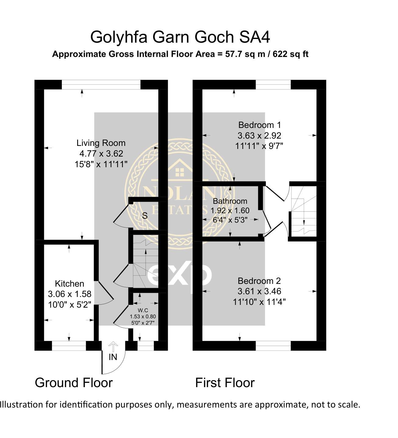 Golygfa Garn Goch, Penllergaer, Swansea, SA4 9HR floorplan