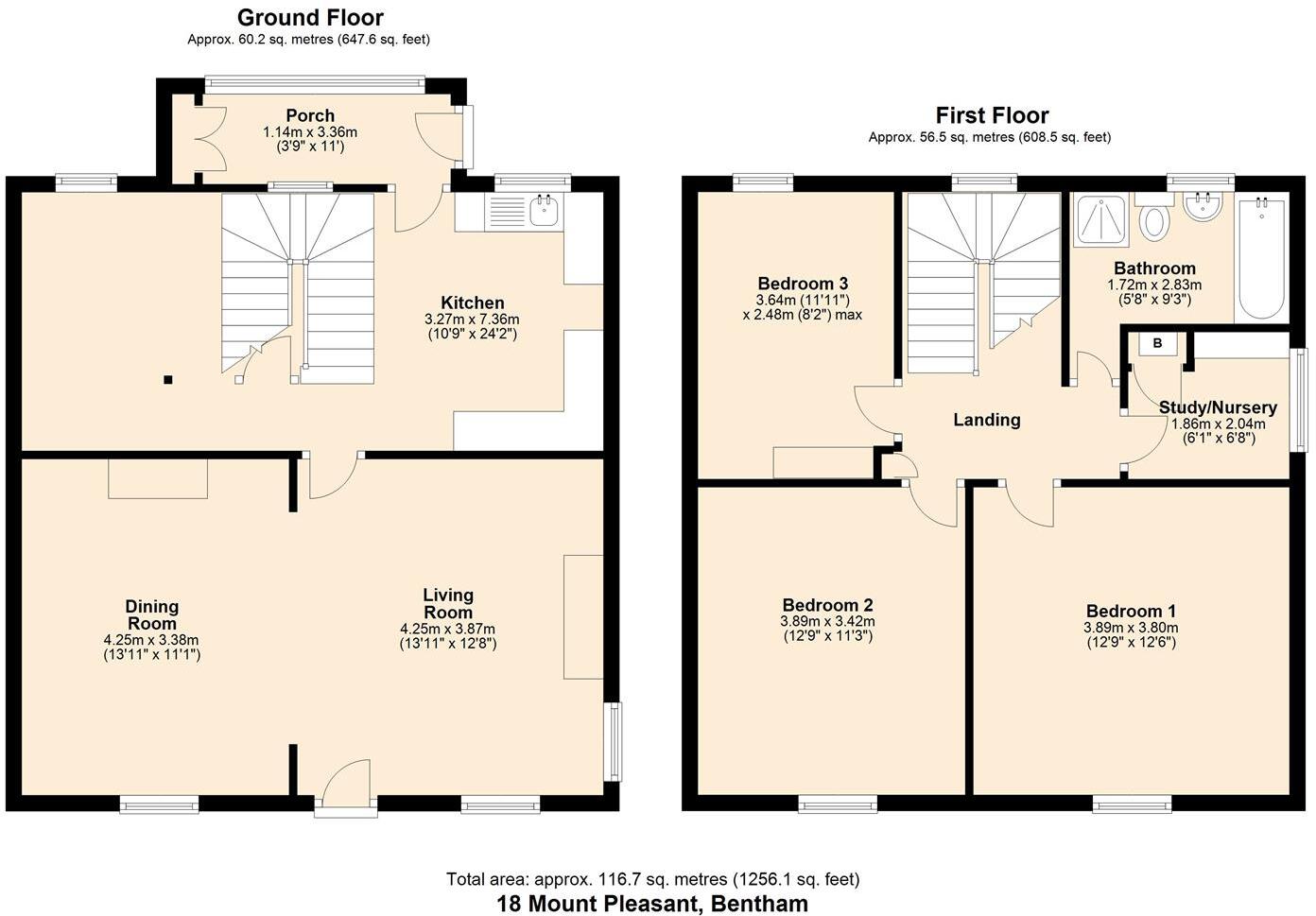 18 Mount Pleasant Terrace, Bentham floorplan