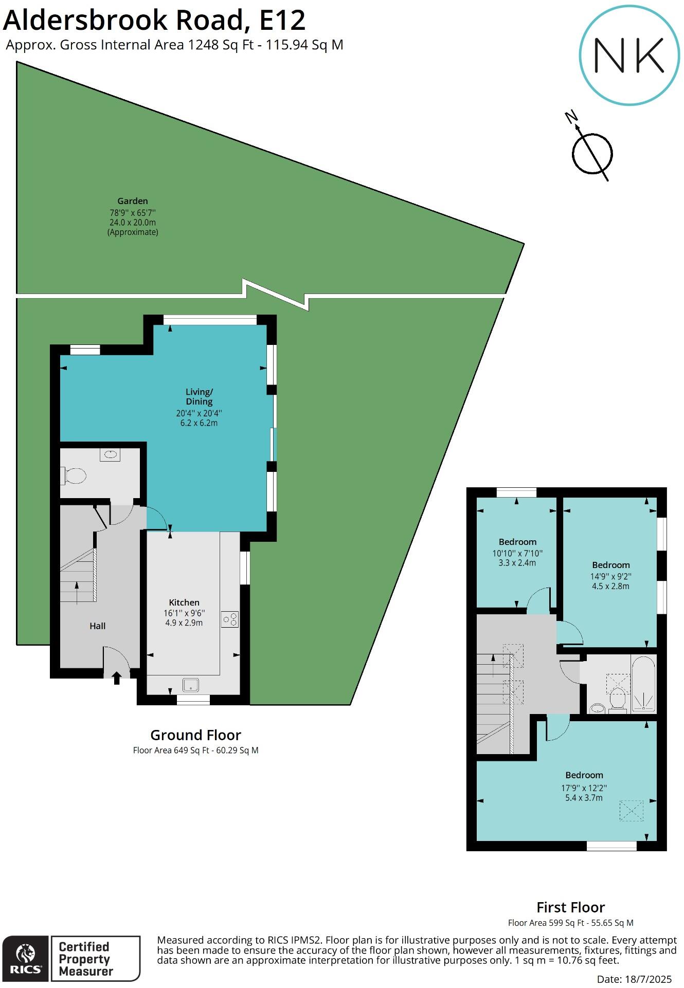 Aldersbrook Road, Wanstead, London E12 5DH floorplan