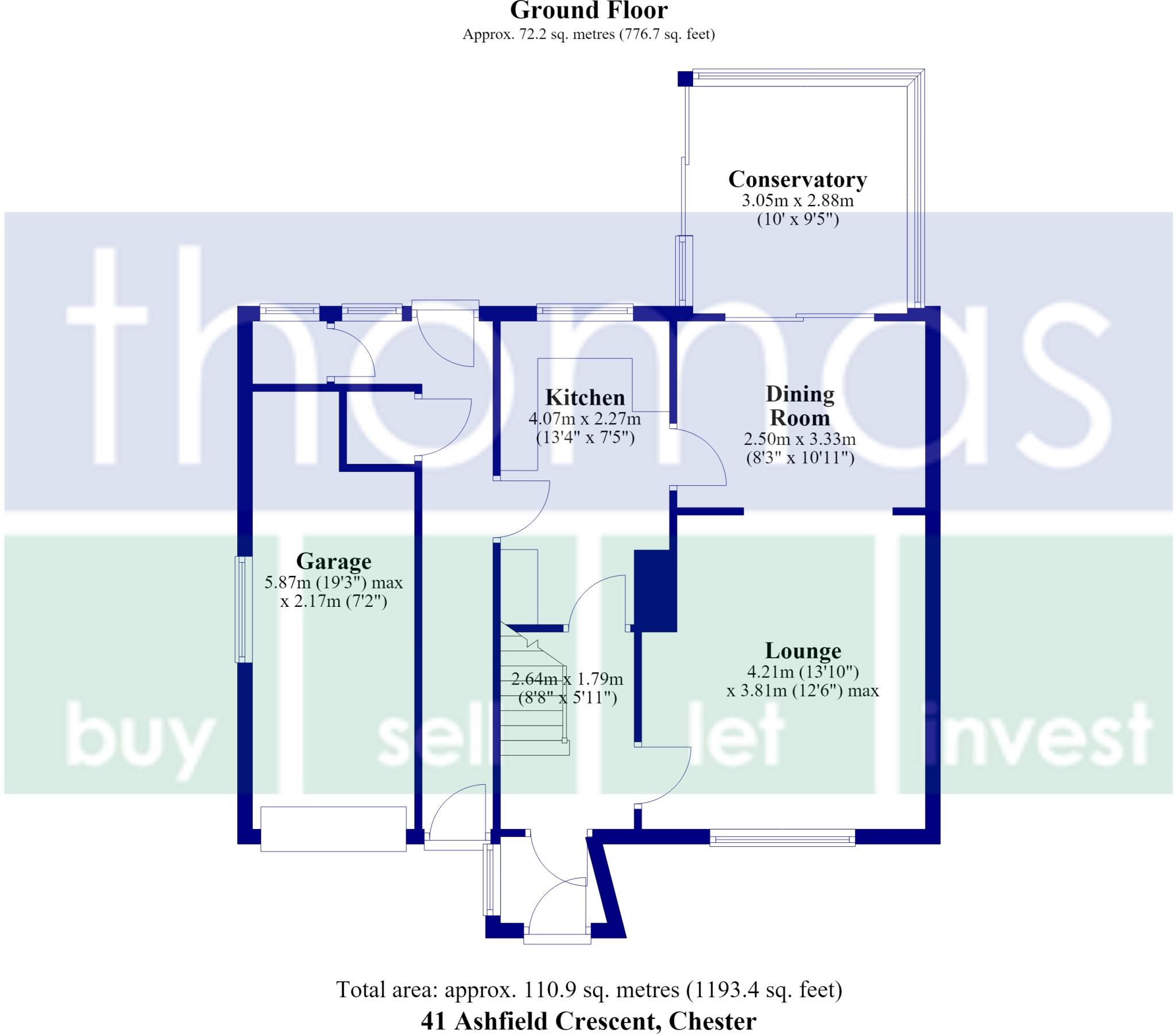Ashfield Crescent, Blacon, Chester floorplan