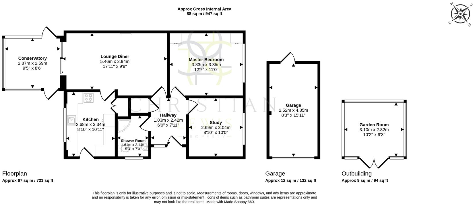 Badsey Lane, Evesham floorplan
