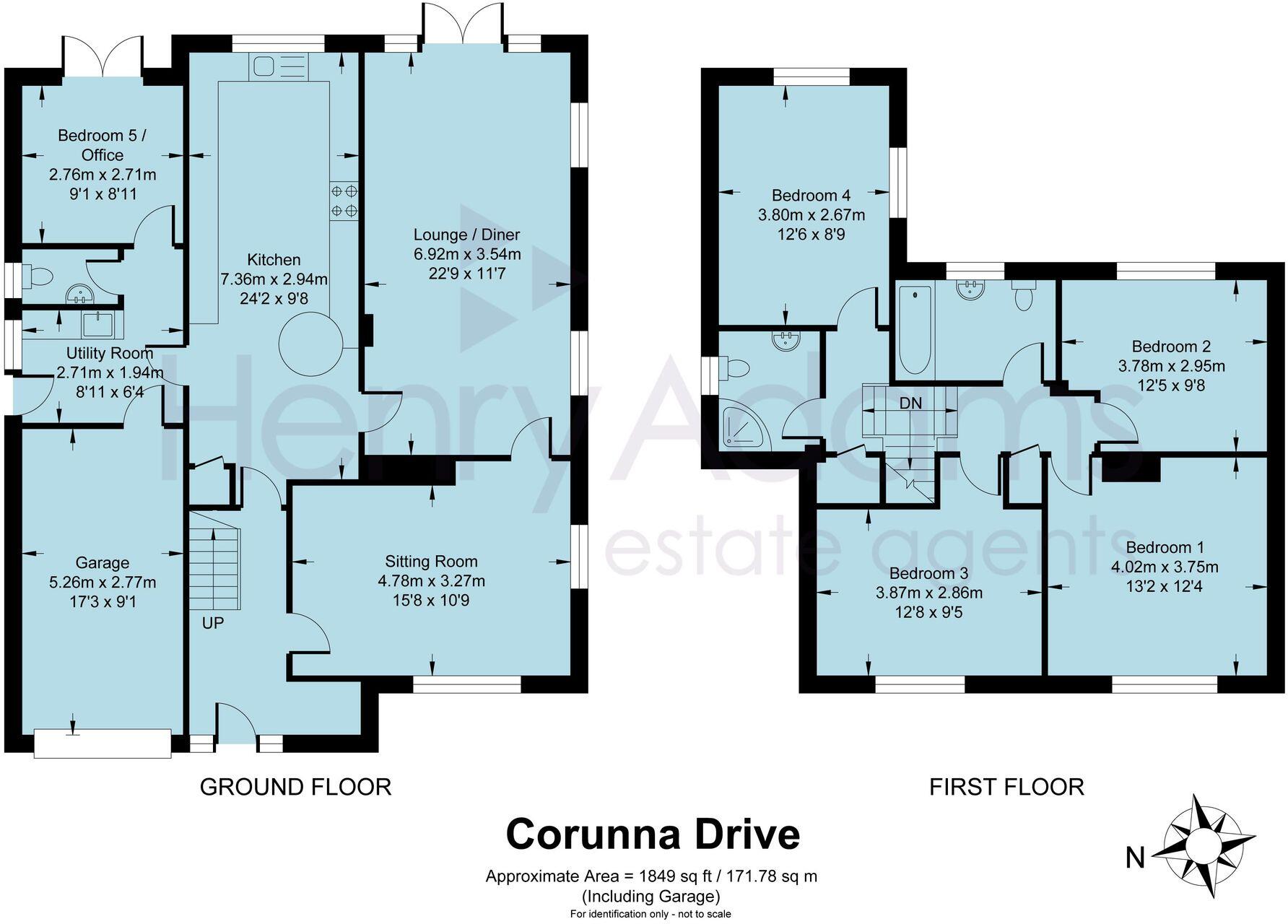 Corunna Drive, Horsham, RH13 floorplan