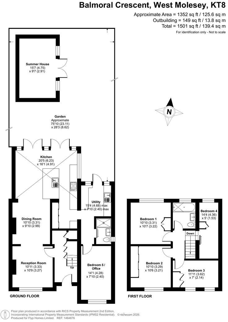 Balmoral Crescent, West Molesey floorplan