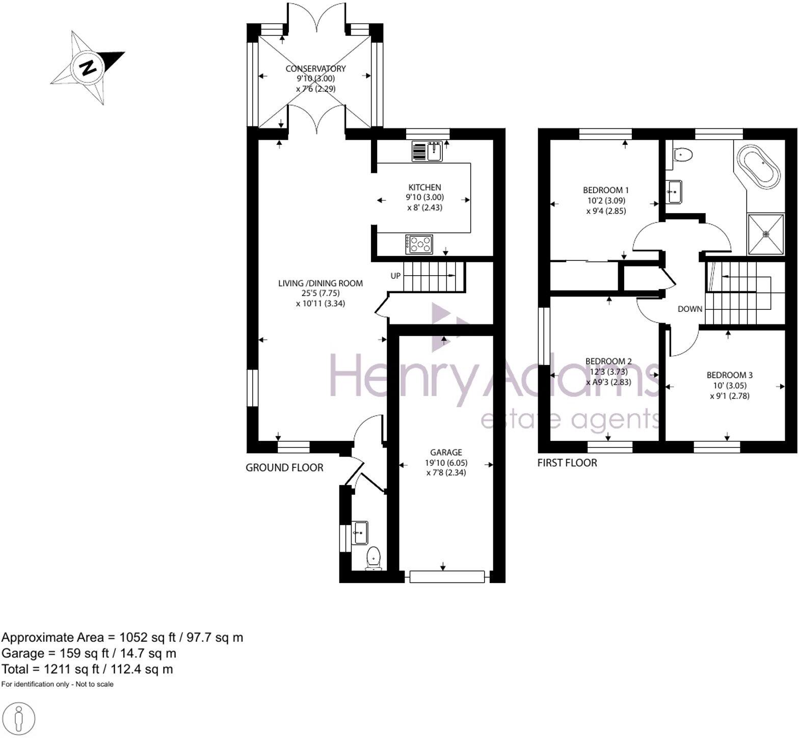 Acorn Close, Selsey, PO20 floorplan