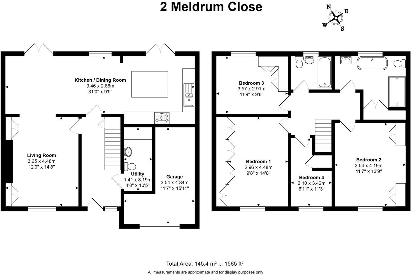 Meldrum Close, Newbury, Berkshire, RG14 floorplan