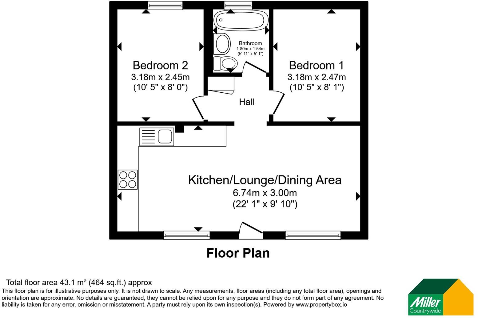 Headland Road, Carbis Bay, St. Ives, Cornwall, TR26 floorplan