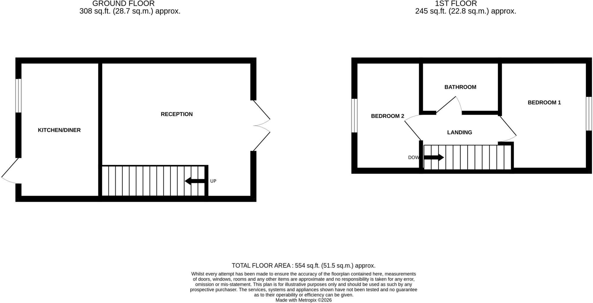 Churchside Gardens, Easington Lane, DH5 floorplan