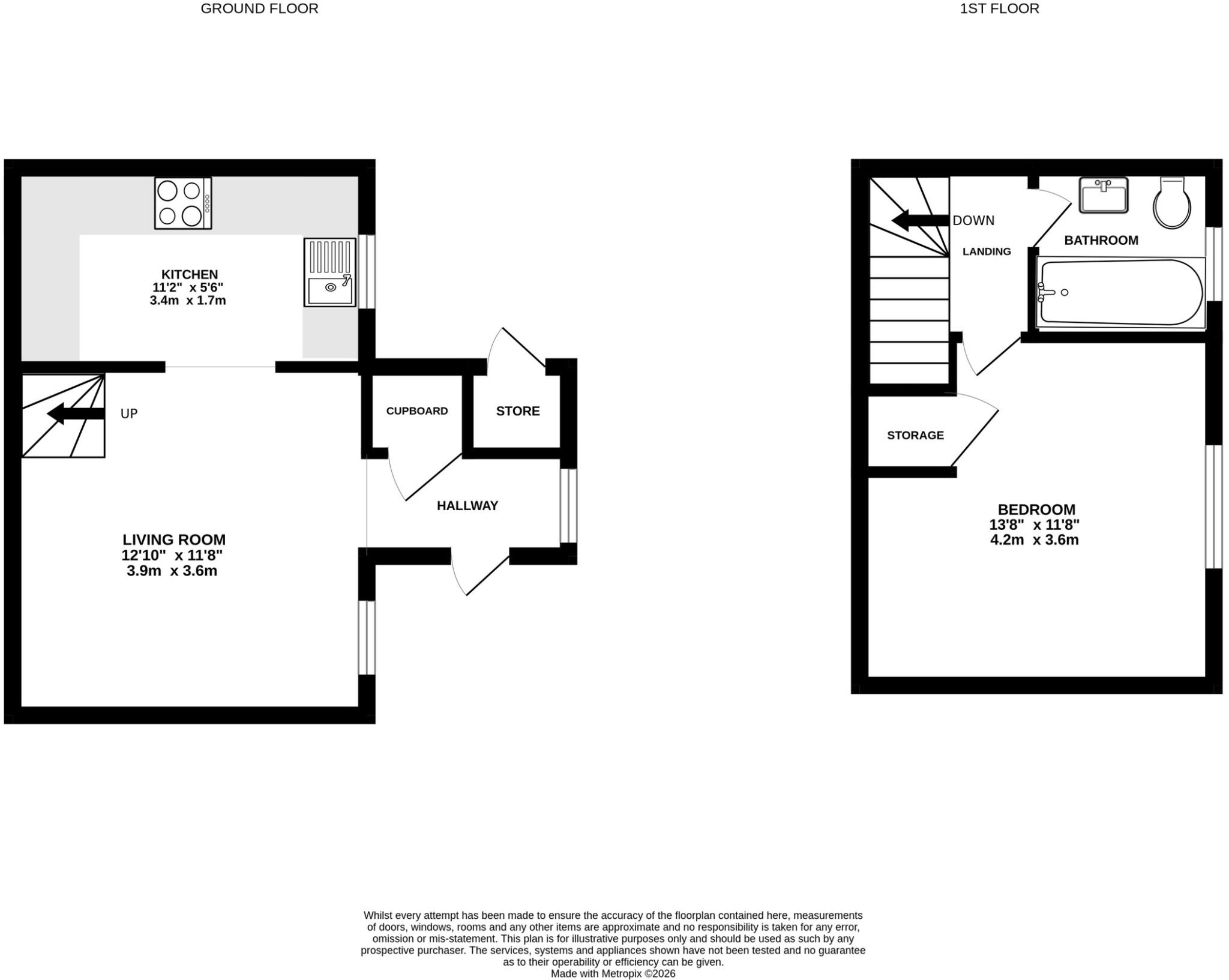 Otter Lane, Worcester, Worcestershire. floorplan