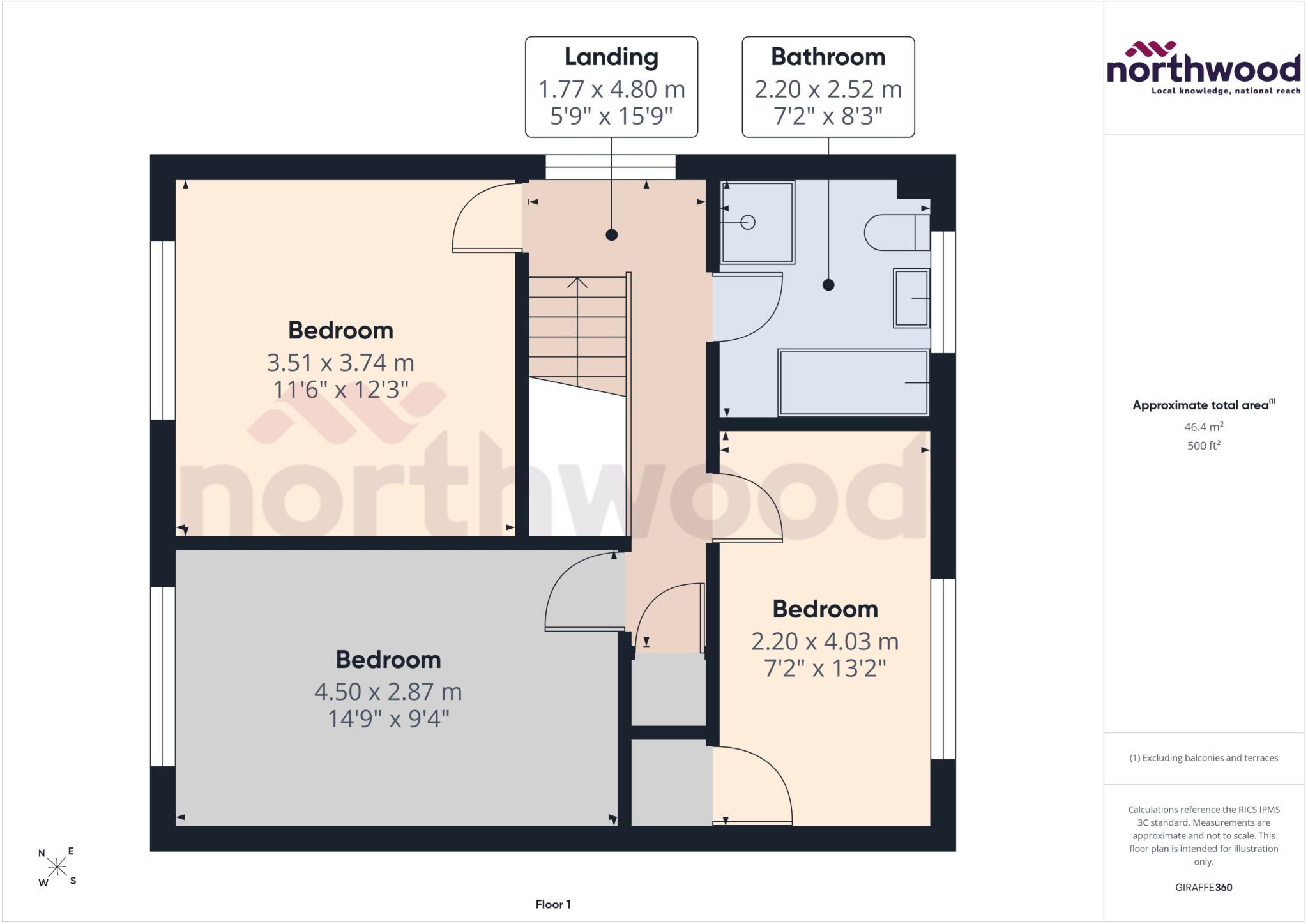 Meadowcroft, Wrexham, LL13 floorplan