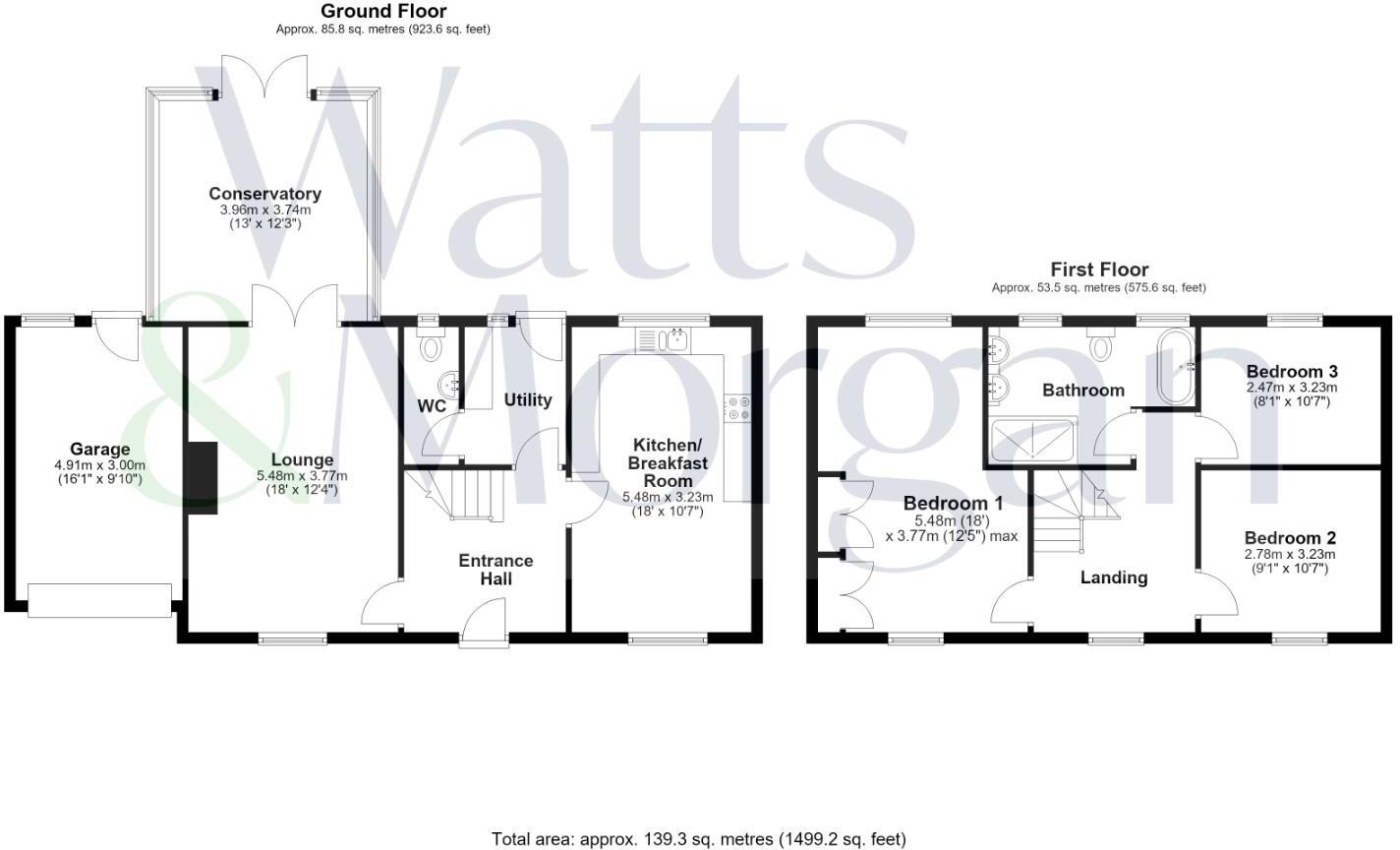 Ty Gardd, Colwinston, Nr Cowbridge, Vale Of Glamorgan, CF71 7ND floorplan